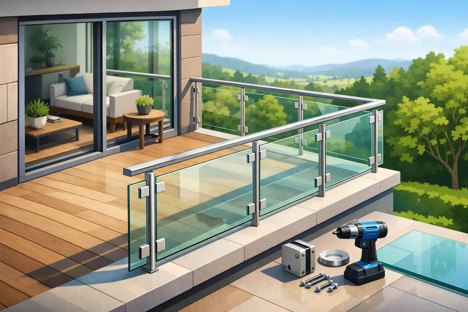 Custom Glass Railing Installation That Fits