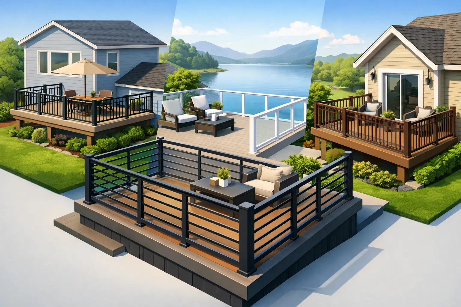 Aluminum Deck Railing Systems That Fit Your Home