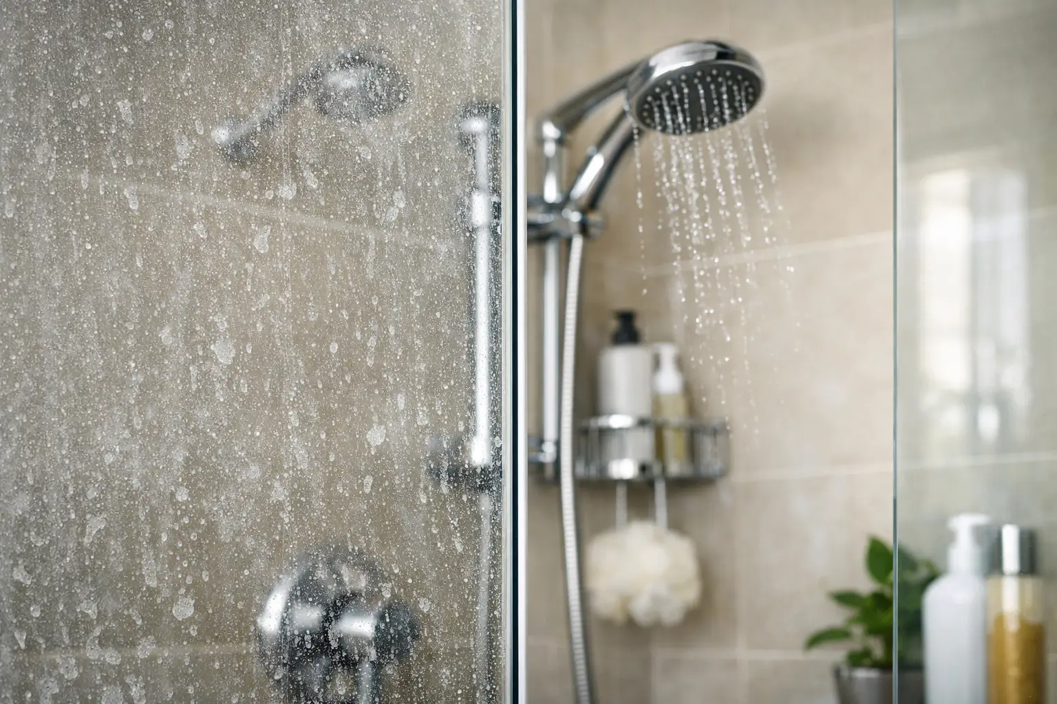 How to Prevent Hard Water Stains on Shower Glass