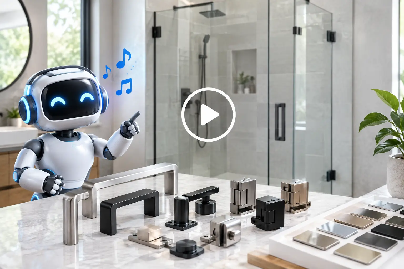 How to Select Shower Door Hardware for Your Bathroom
